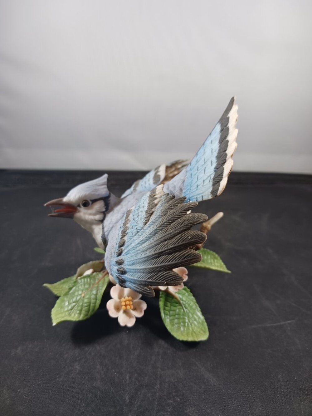 Lenox Blue Jay Porcelain Garden Bird Collection Bluejay Figurine